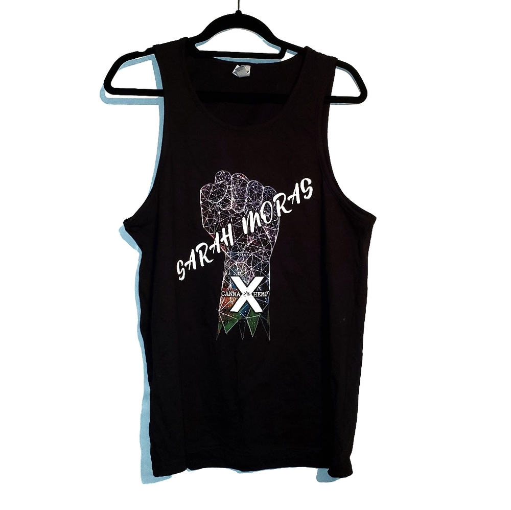 Girl Power Sarah Moras Canna Hemp Muscle Tee Tank